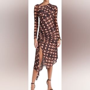 Misa Marina Mesh Patterned Dress (Never Worn)